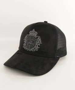 Alternative view of Mirage design 1309- Black Grey Embroidery Hat