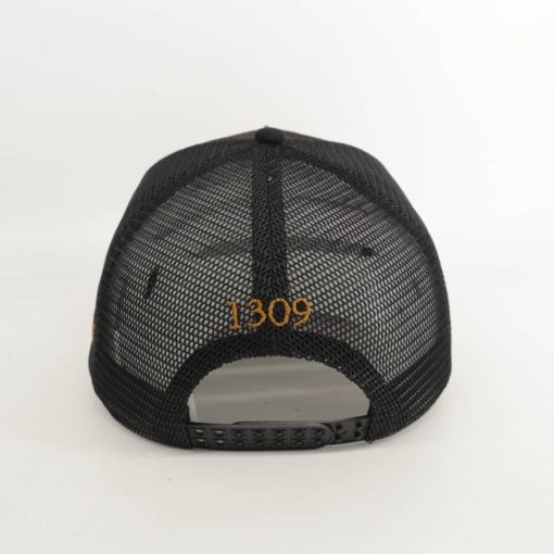 Mirage design 1309- Black Net Embroidery Hat - Image 3