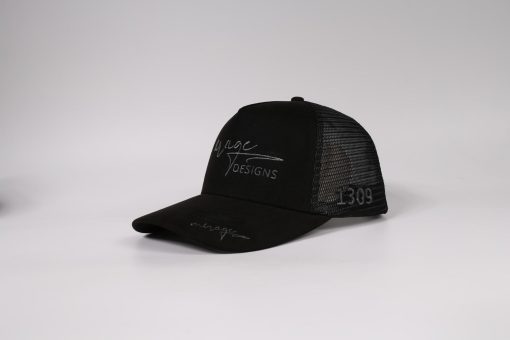 Mirage Black Horizon Mesh Face Cap - Style 1309