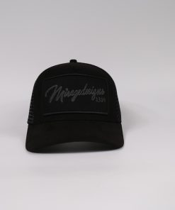 Mirage design 1309- Black Grey Embroidery Hat