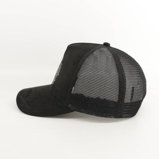 Mirage design 1309- Black Grey Embroidery Hat - Image 4